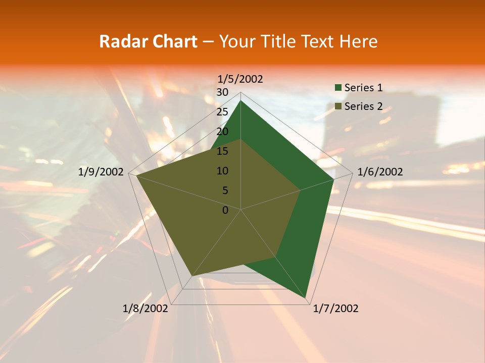 Dark Town Street PowerPoint Template