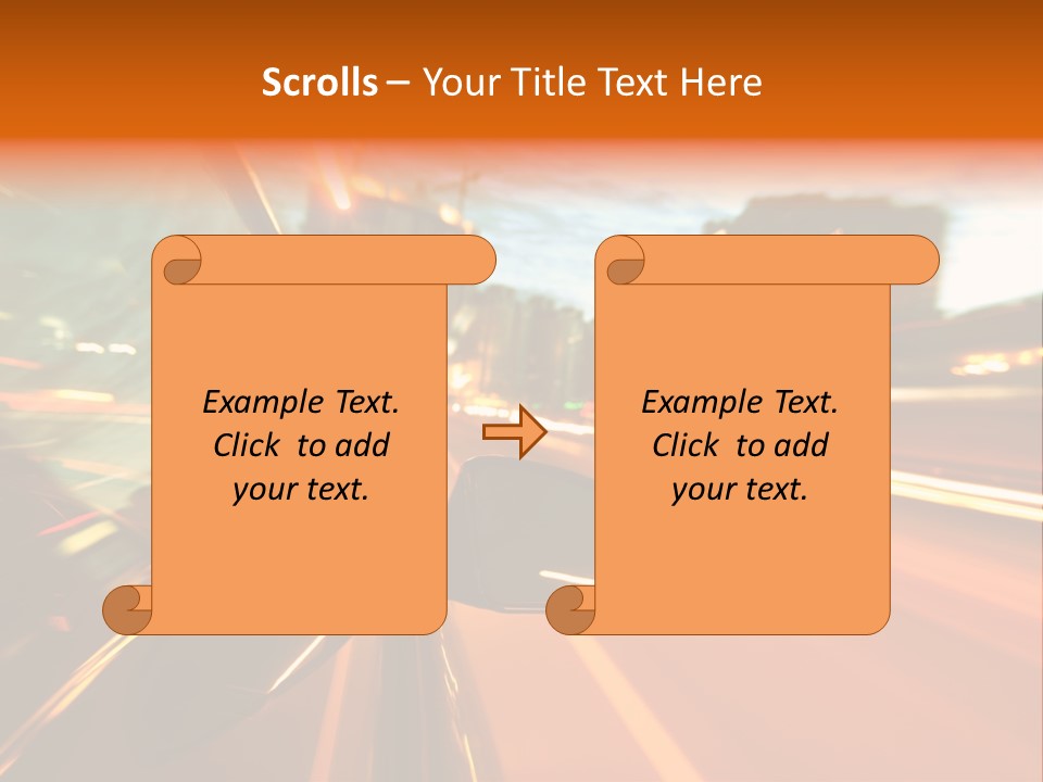 Dark Town Street PowerPoint Template