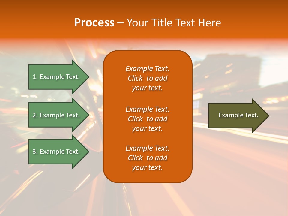Dark Town Street PowerPoint Template