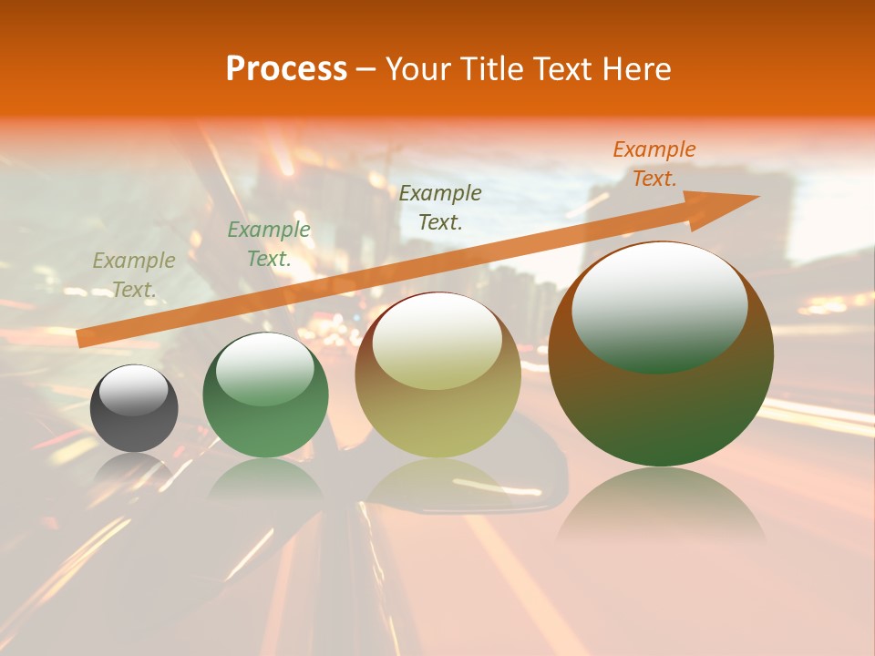 Dark Town Street PowerPoint Template