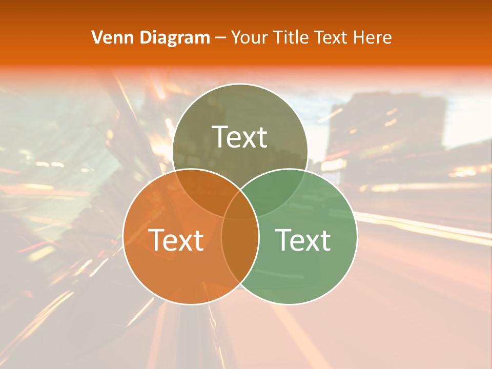 Dark Town Street PowerPoint Template