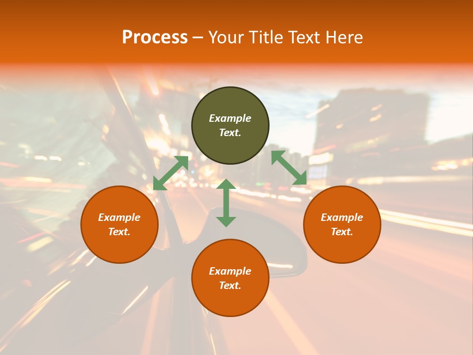Dark Town Street PowerPoint Template