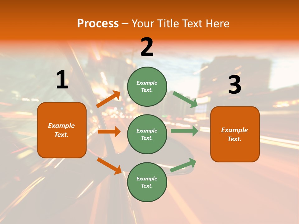 Dark Town Street PowerPoint Template