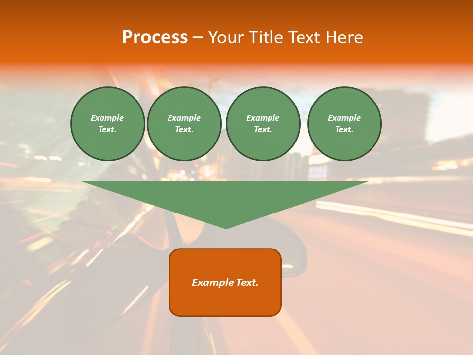 Dark Town Street PowerPoint Template
