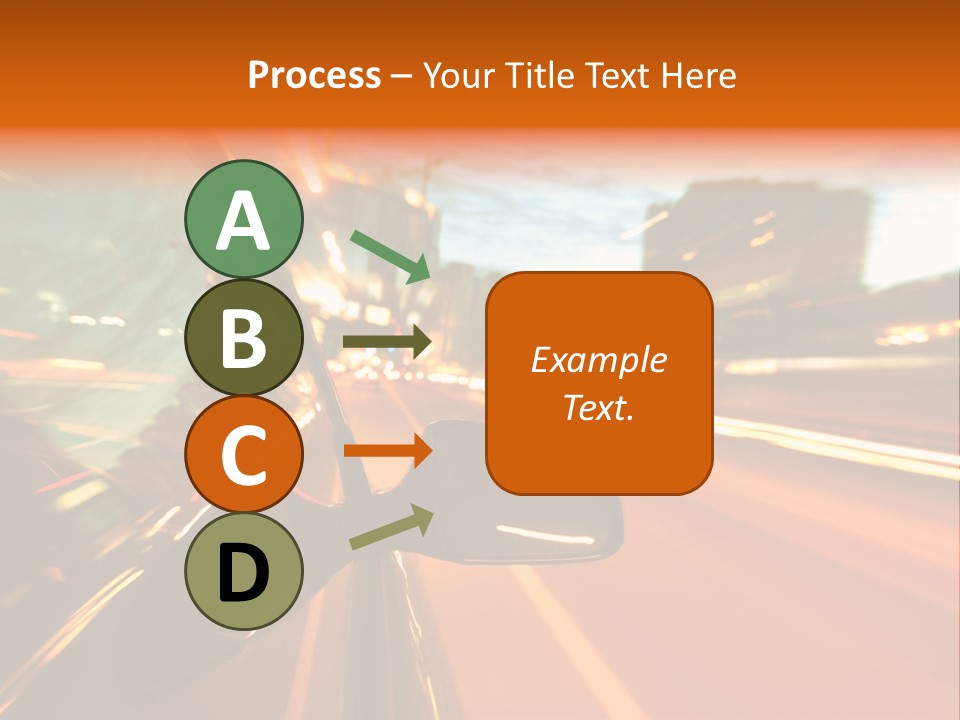 Dark Town Street PowerPoint Template