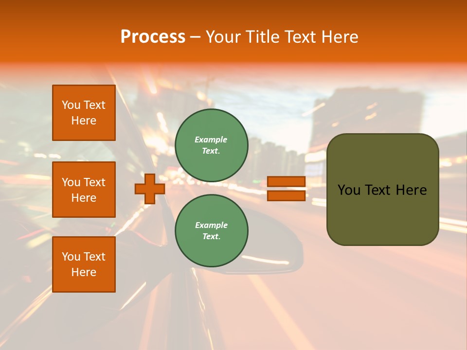 Dark Town Street PowerPoint Template