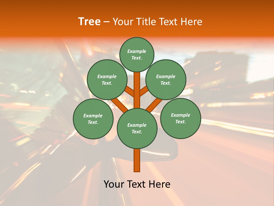 Dark Town Street PowerPoint Template