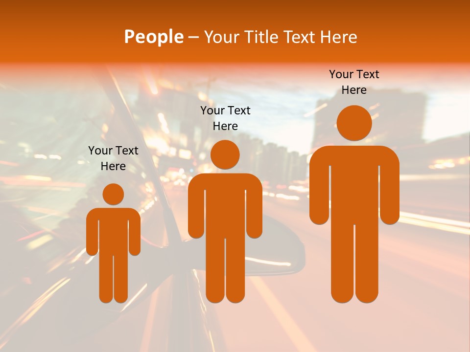 Dark Town Street PowerPoint Template