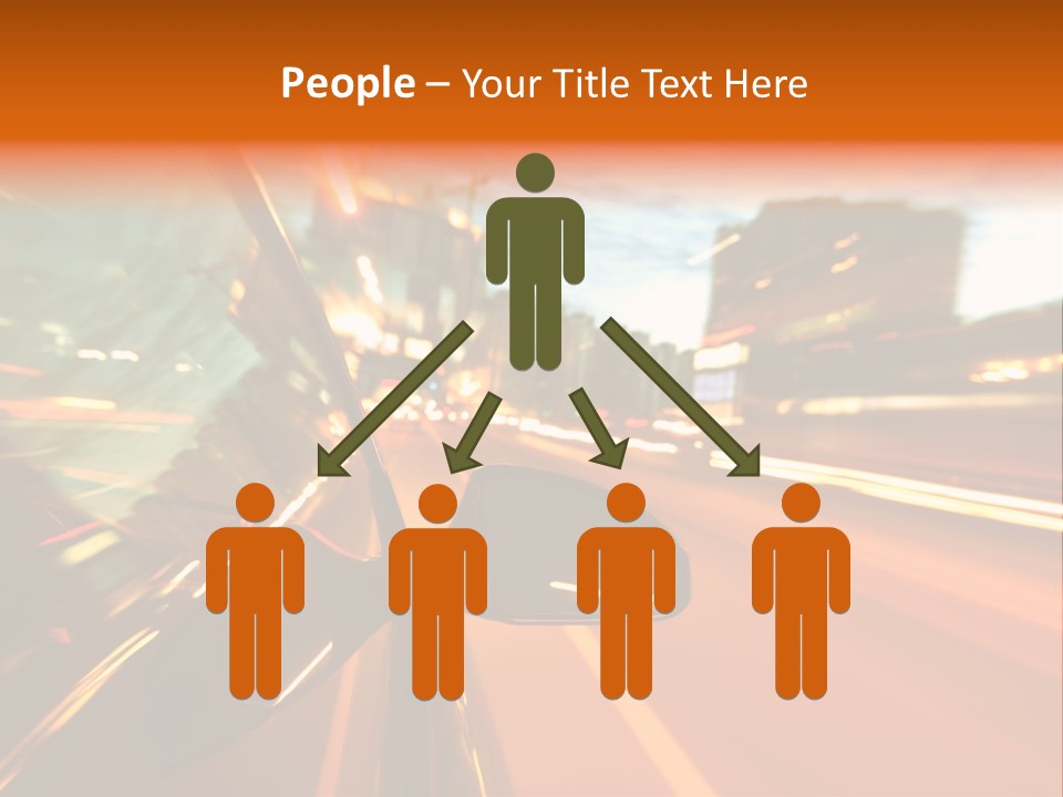 Dark Town Street PowerPoint Template