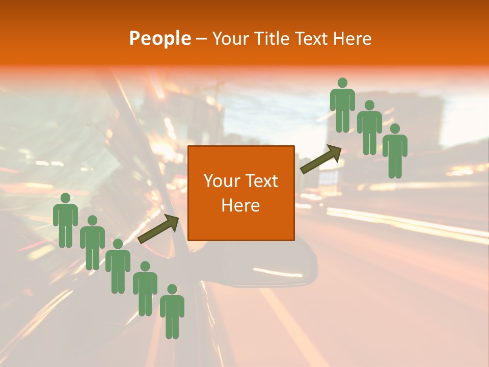 Dark Town Street PowerPoint Template