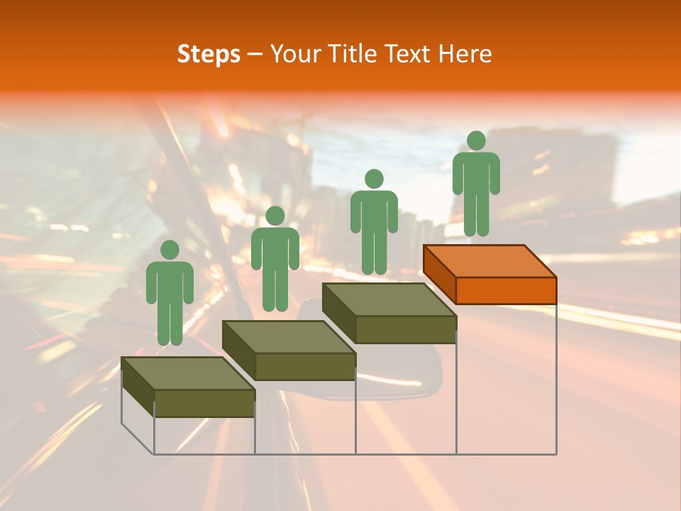 Dark Town Street PowerPoint Template