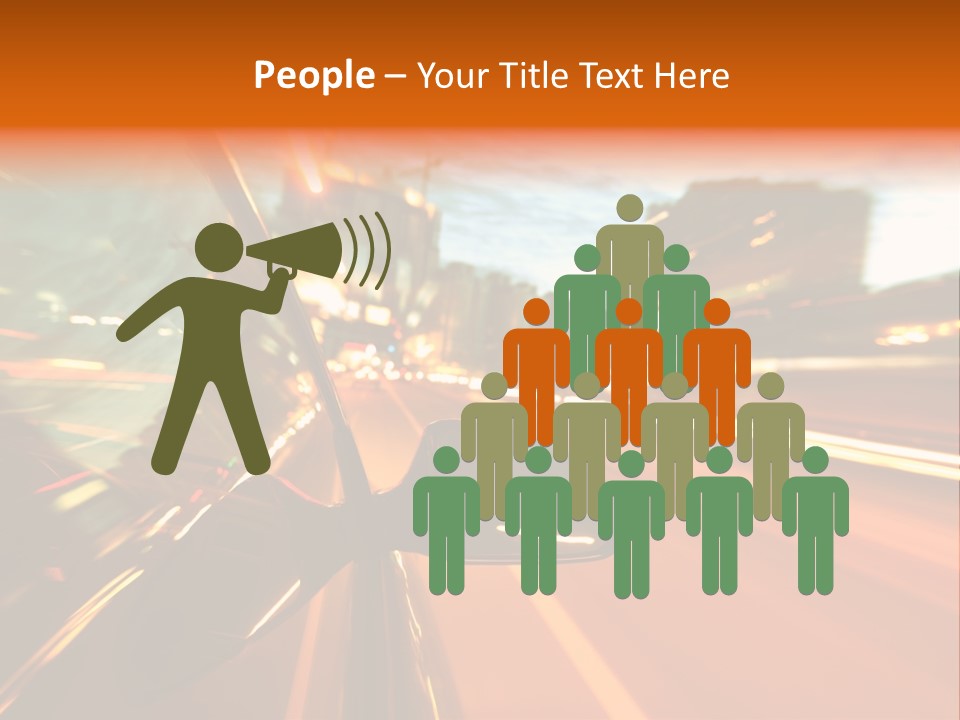 Dark Town Street PowerPoint Template