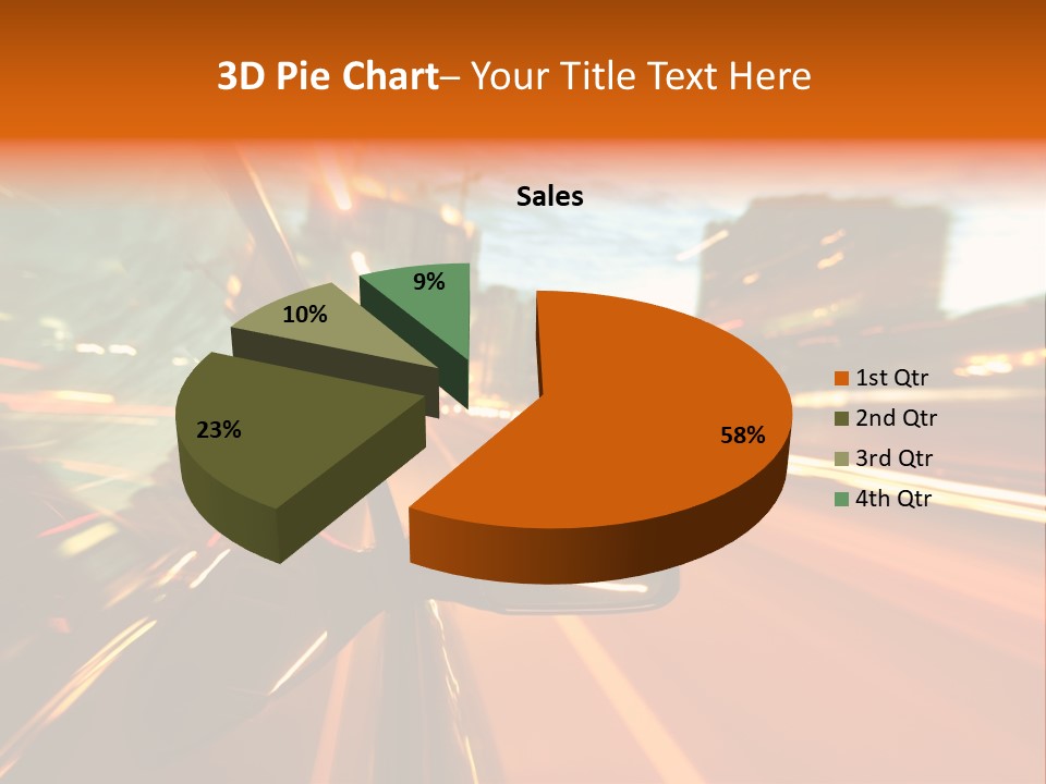 Dark Town Street PowerPoint Template