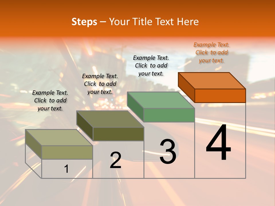Dark Town Street PowerPoint Template