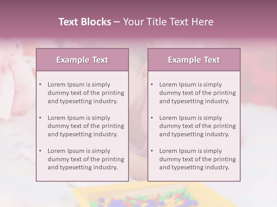 Creation Casual Mosaic PowerPoint Template