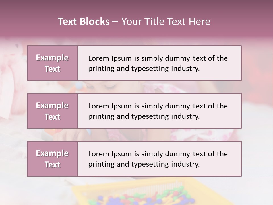 Creation Casual Mosaic PowerPoint Template