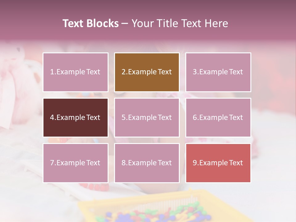 Creation Casual Mosaic PowerPoint Template