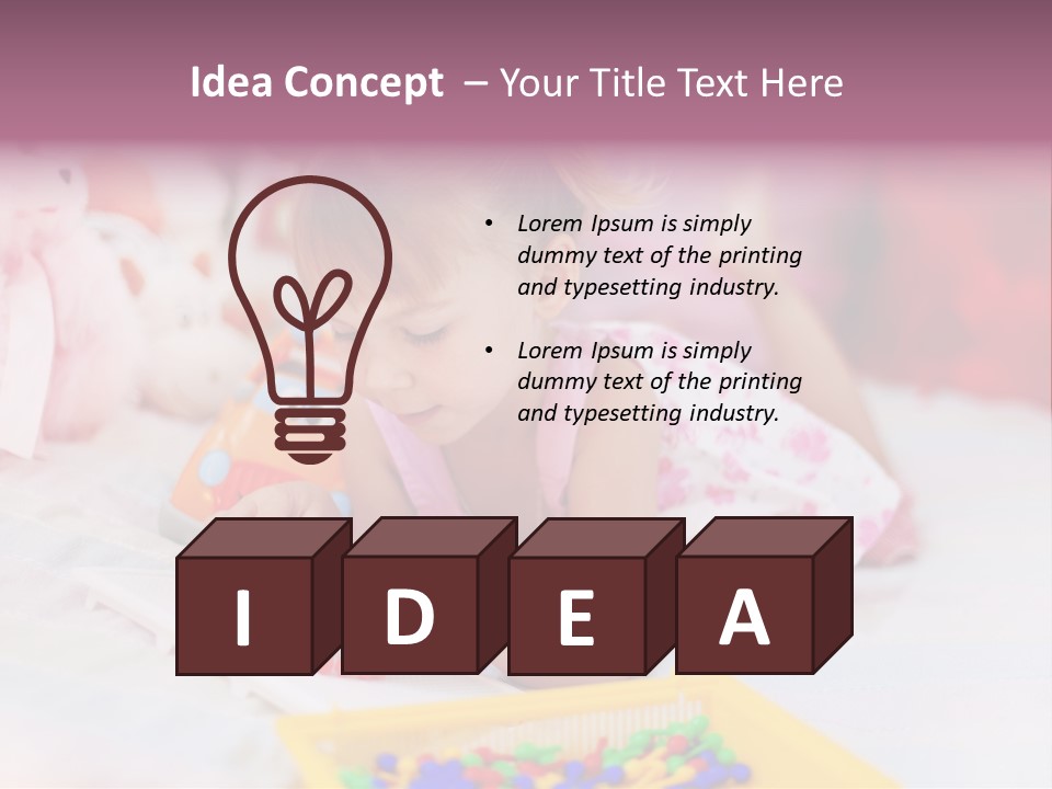 Creation Casual Mosaic PowerPoint Template