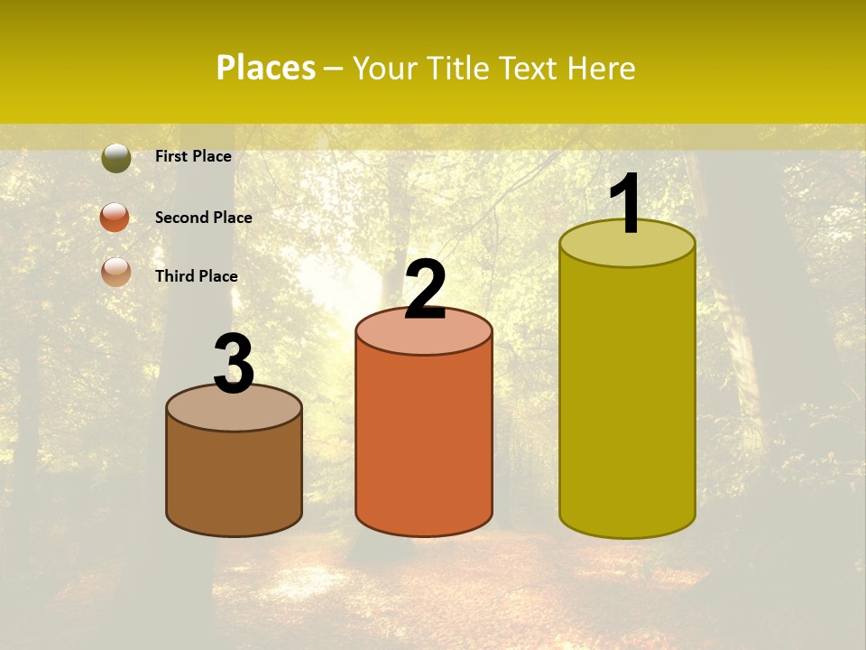 Rest Yellow Picture PowerPoint Template