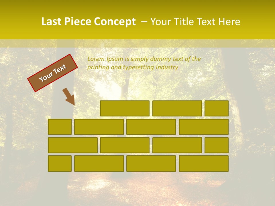 Rest Yellow Picture PowerPoint Template