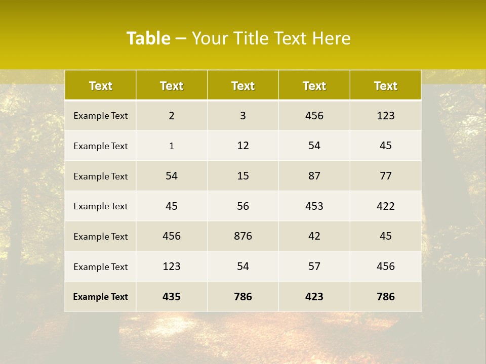 Rest Yellow Picture PowerPoint Template