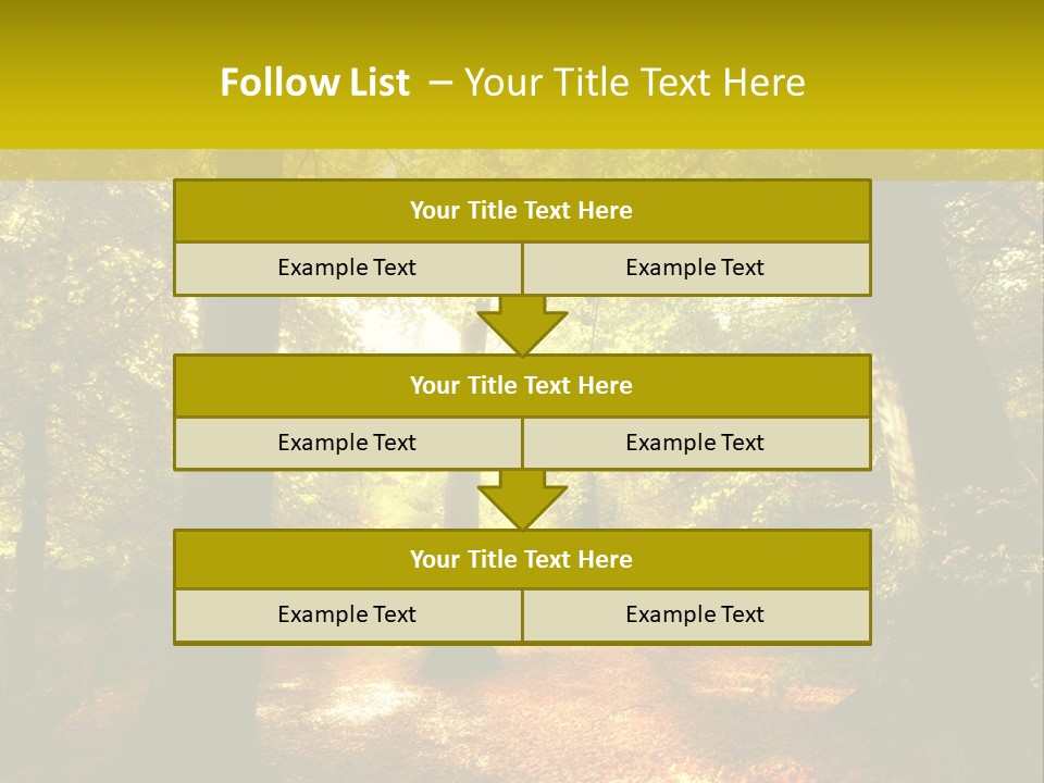 Rest Yellow Picture PowerPoint Template