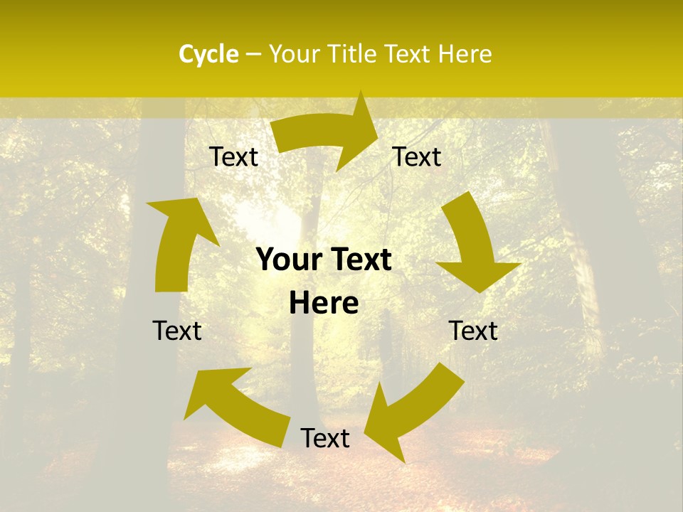 Rest Yellow Picture PowerPoint Template