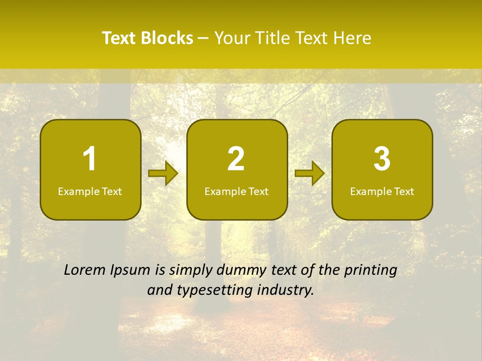 Rest Yellow Picture PowerPoint Template
