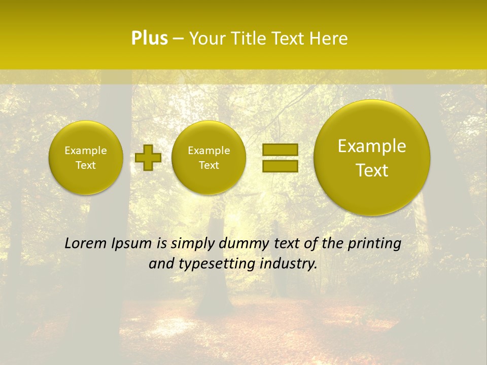 Rest Yellow Picture PowerPoint Template