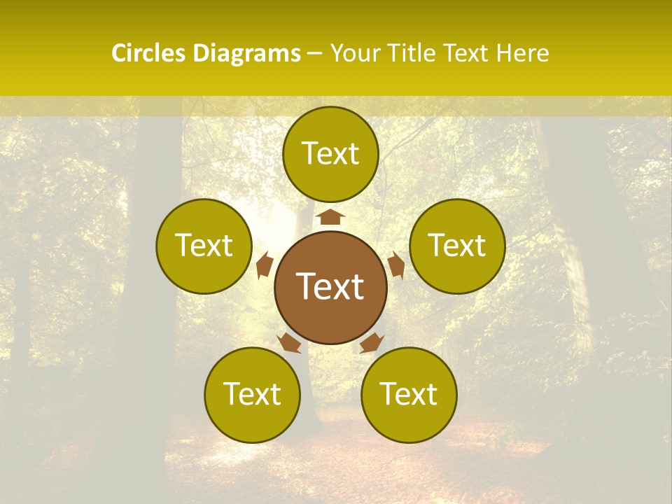 Rest Yellow Picture PowerPoint Template