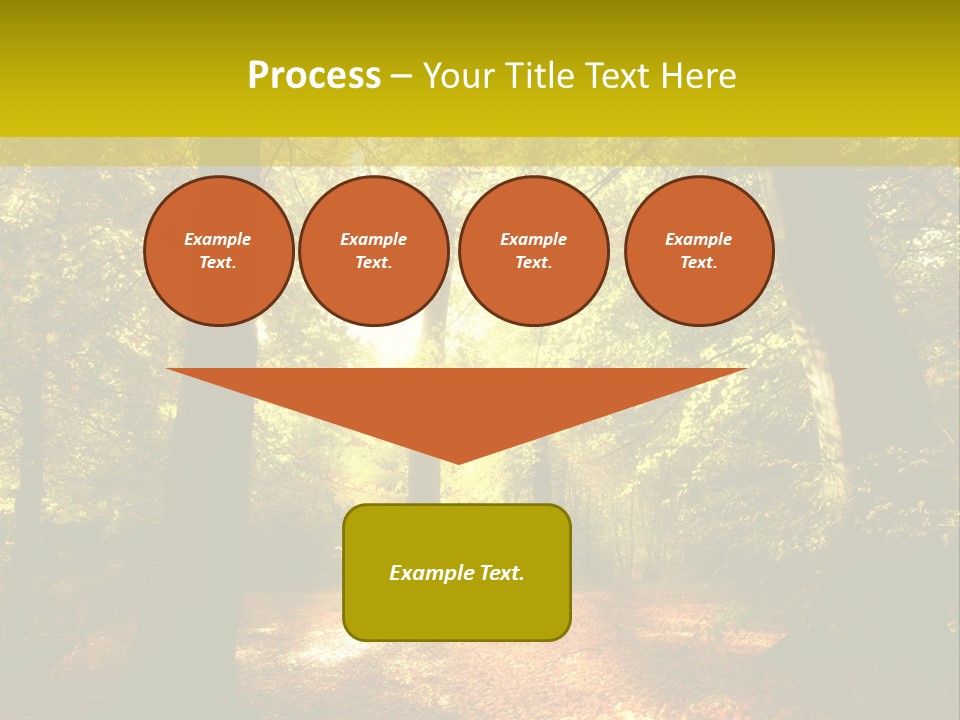 Rest Yellow Picture PowerPoint Template