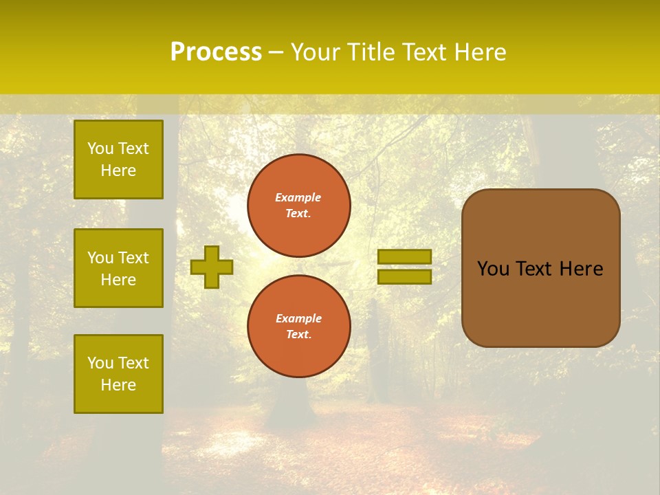 Rest Yellow Picture PowerPoint Template