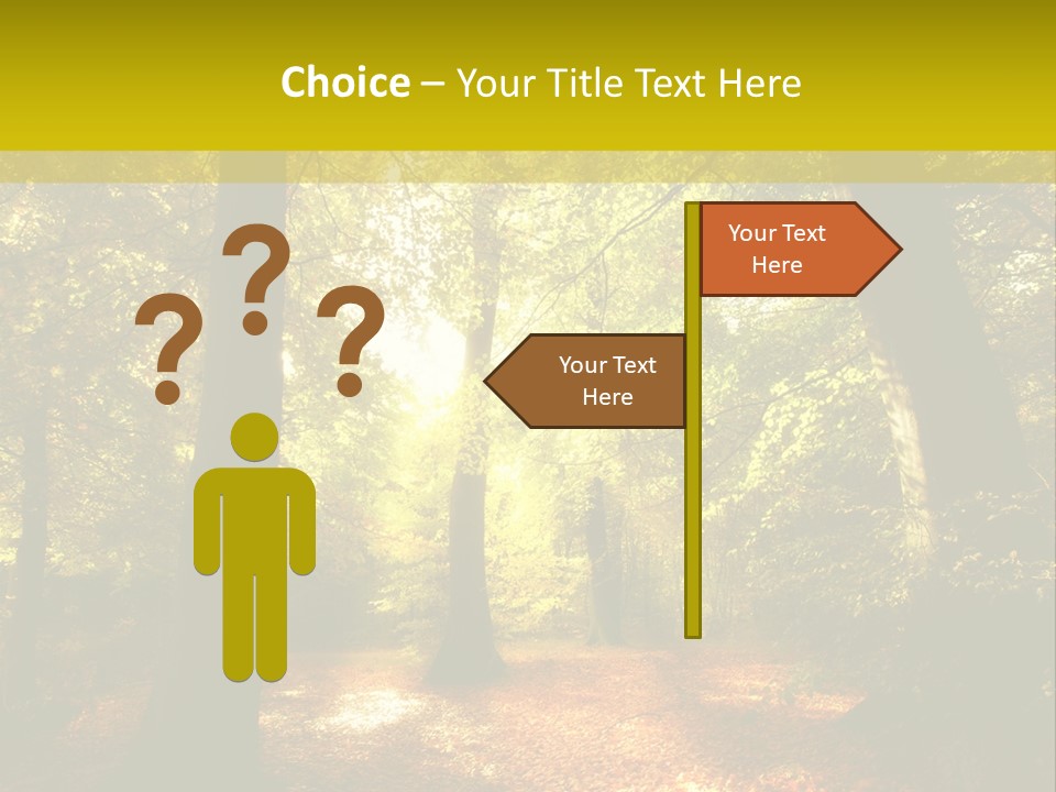 Rest Yellow Picture PowerPoint Template