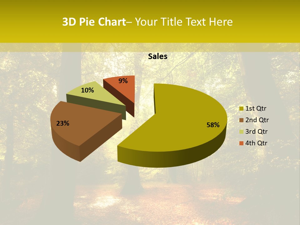 Rest Yellow Picture PowerPoint Template