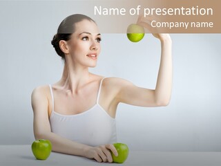 Leisure Fruit Human PowerPoint Template