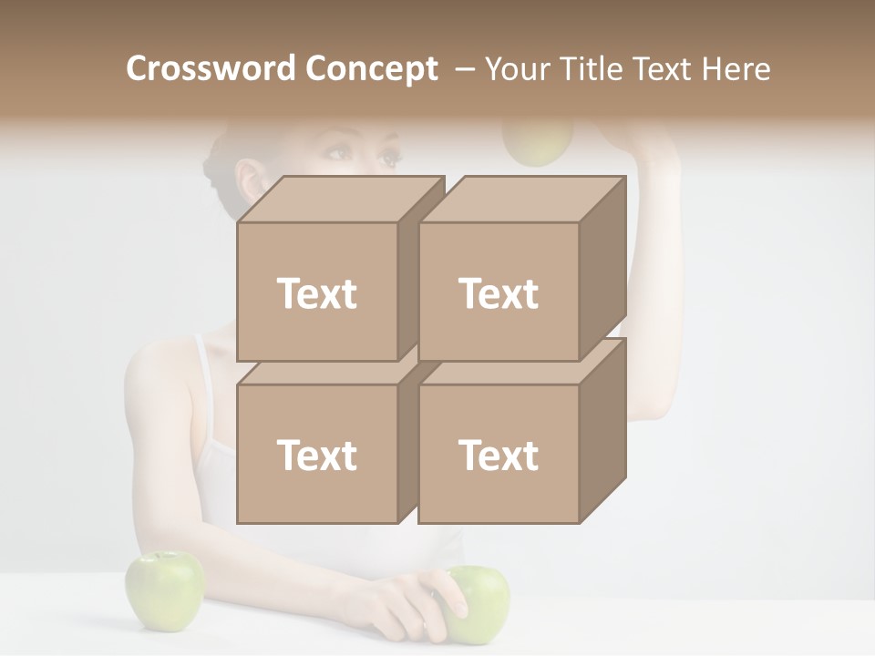 Leisure Fruit Human PowerPoint Template