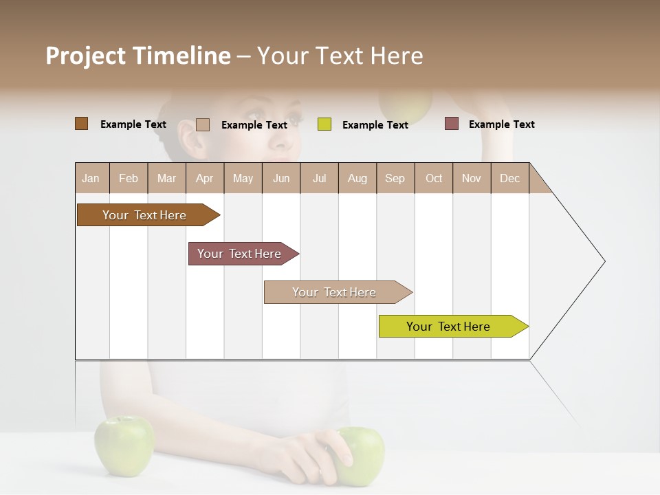 Leisure Fruit Human PowerPoint Template