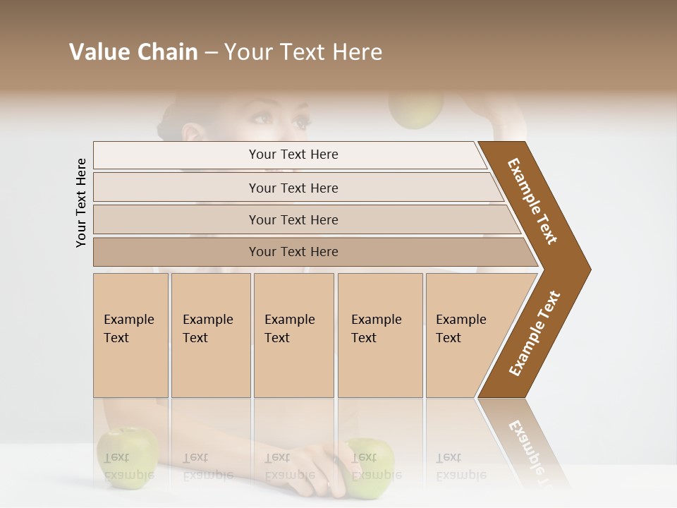 Leisure Fruit Human PowerPoint Template