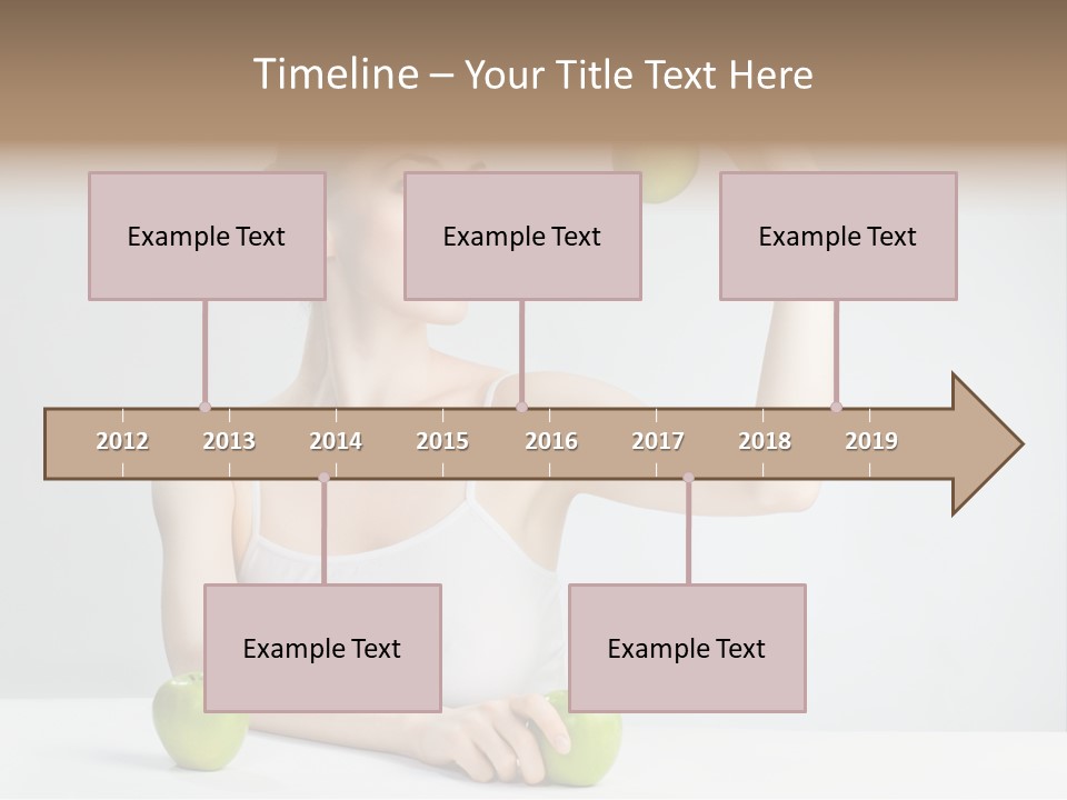 Leisure Fruit Human PowerPoint Template