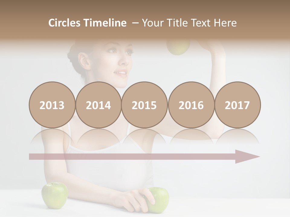 Leisure Fruit Human PowerPoint Template