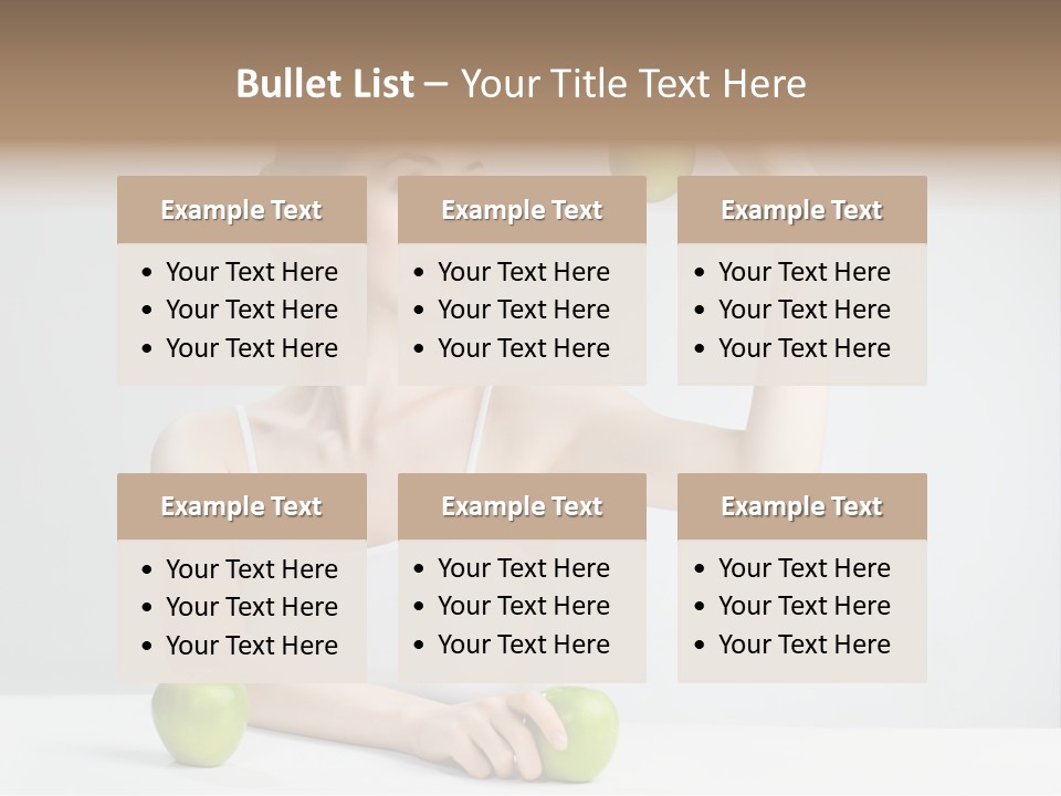 Leisure Fruit Human PowerPoint Template