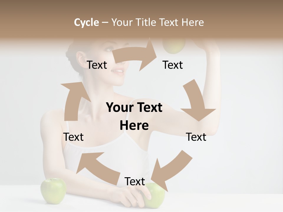 Leisure Fruit Human PowerPoint Template