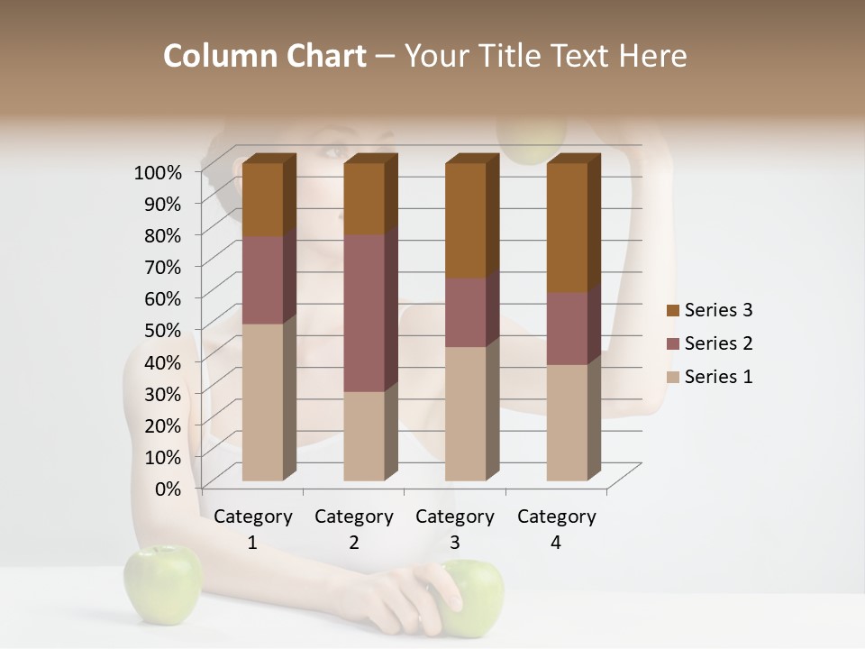 Leisure Fruit Human PowerPoint Template