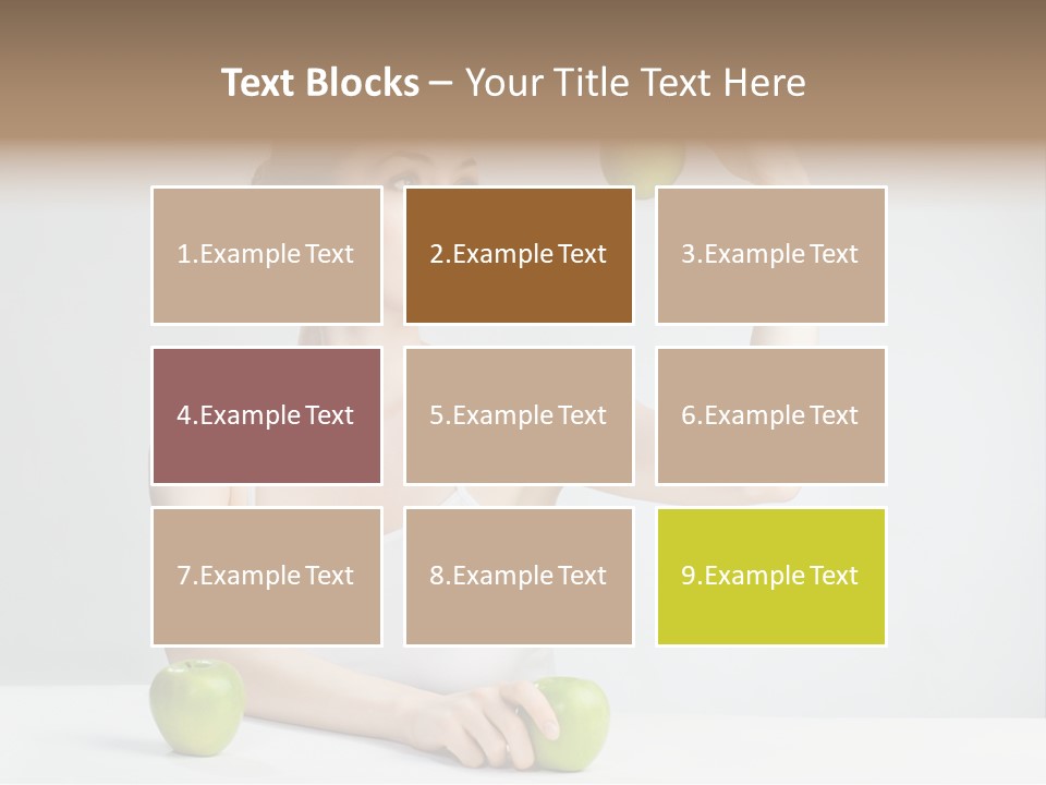 Leisure Fruit Human PowerPoint Template