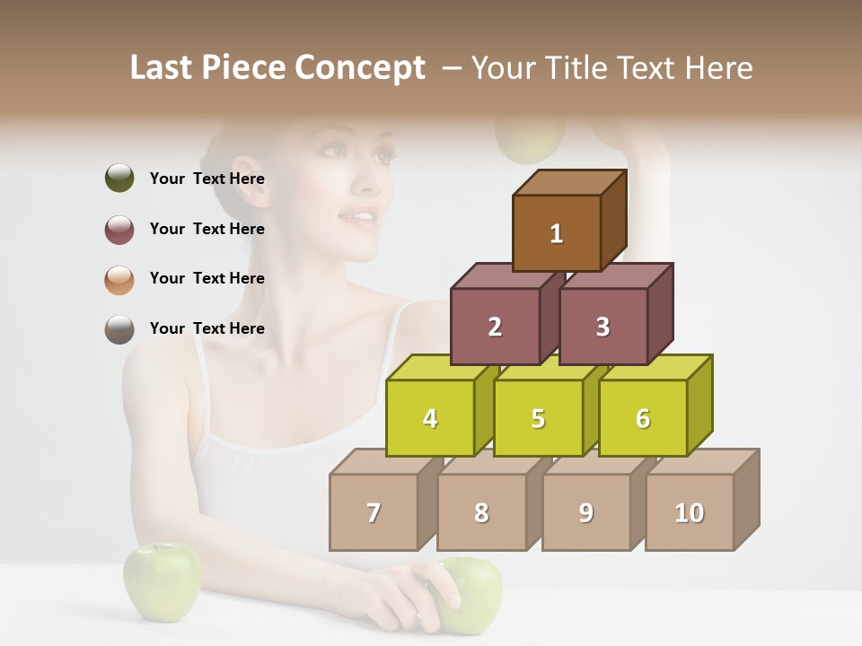 Leisure Fruit Human PowerPoint Template