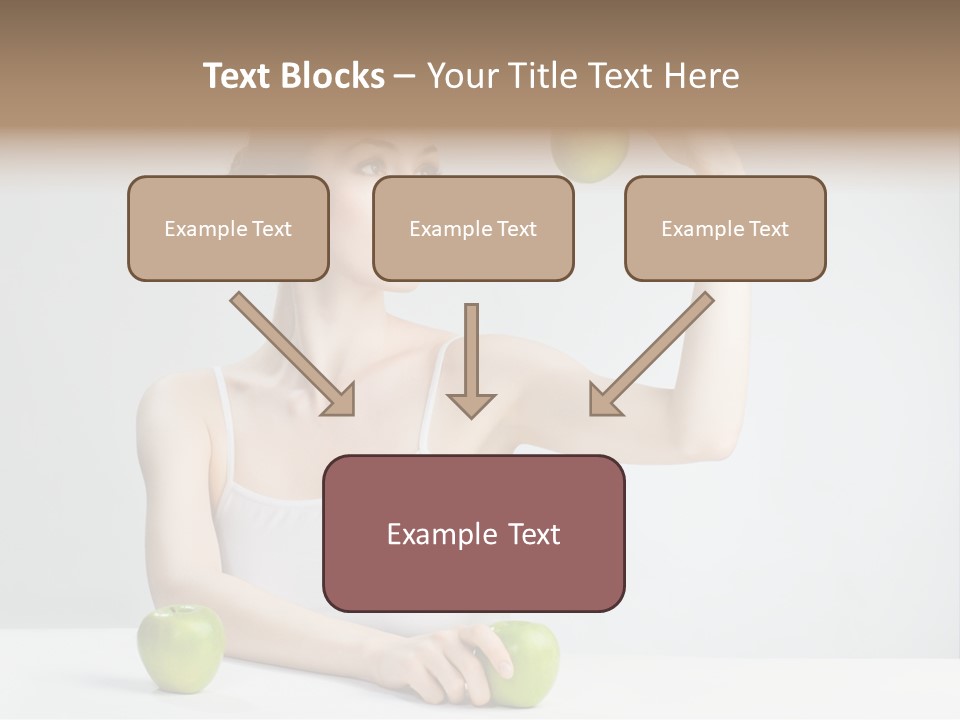 Leisure Fruit Human PowerPoint Template