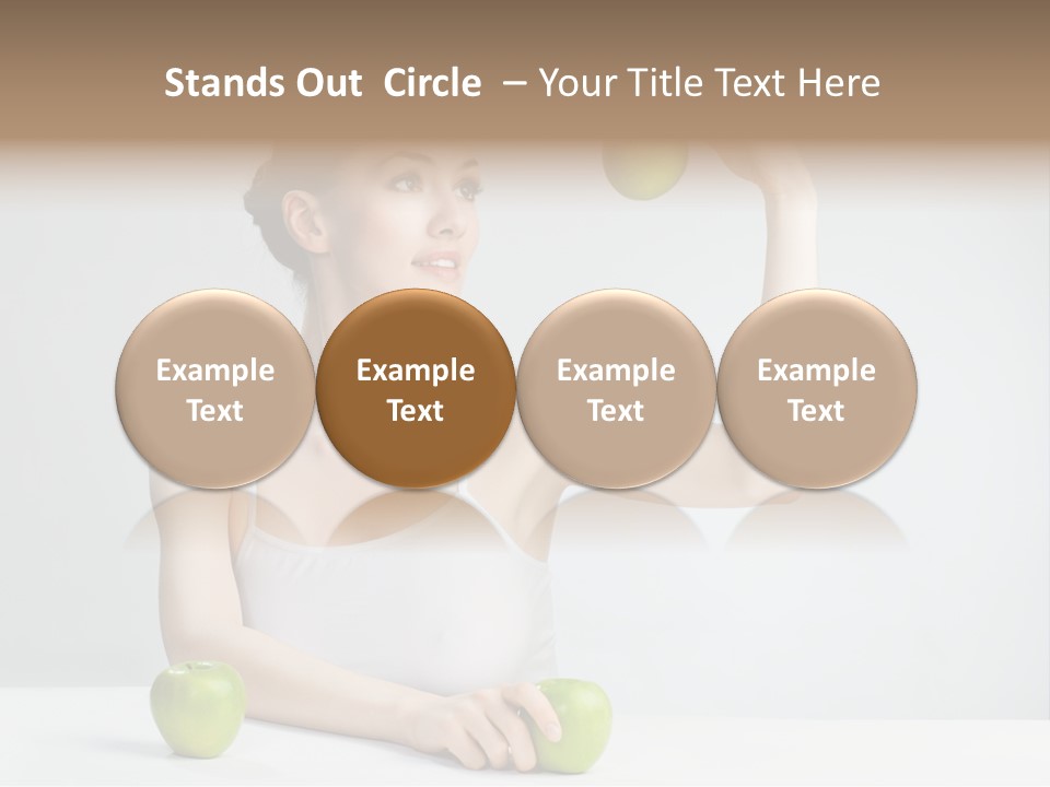 Leisure Fruit Human PowerPoint Template