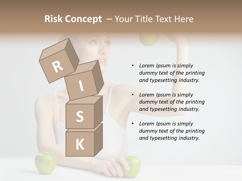 Leisure Fruit Human PowerPoint Template