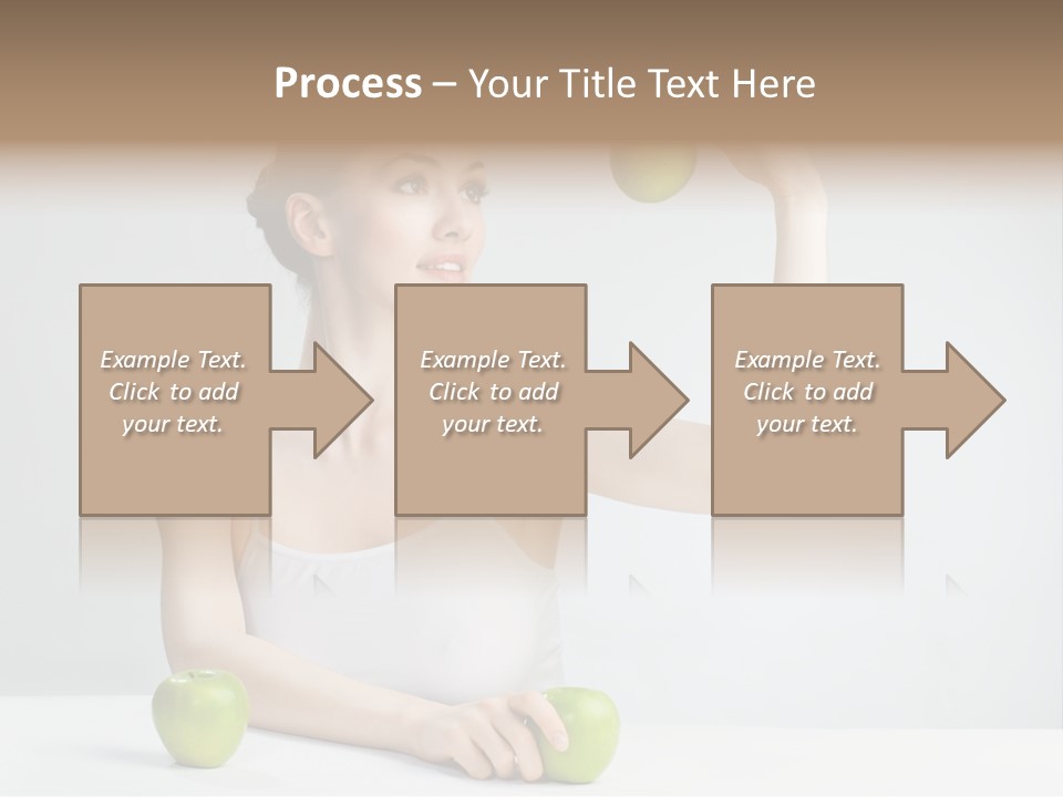 Leisure Fruit Human PowerPoint Template
