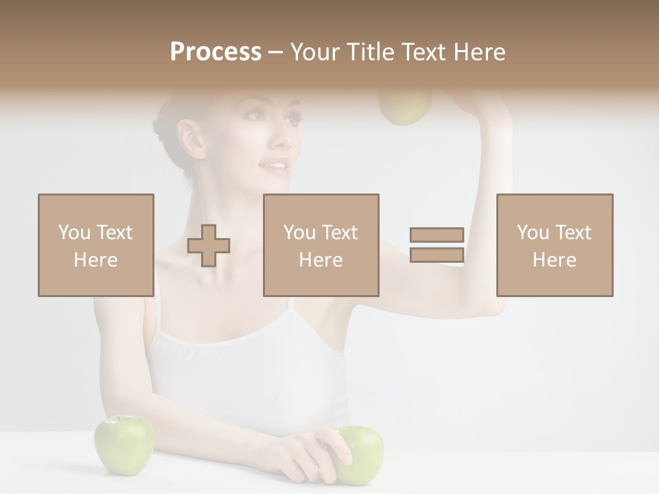 Leisure Fruit Human PowerPoint Template